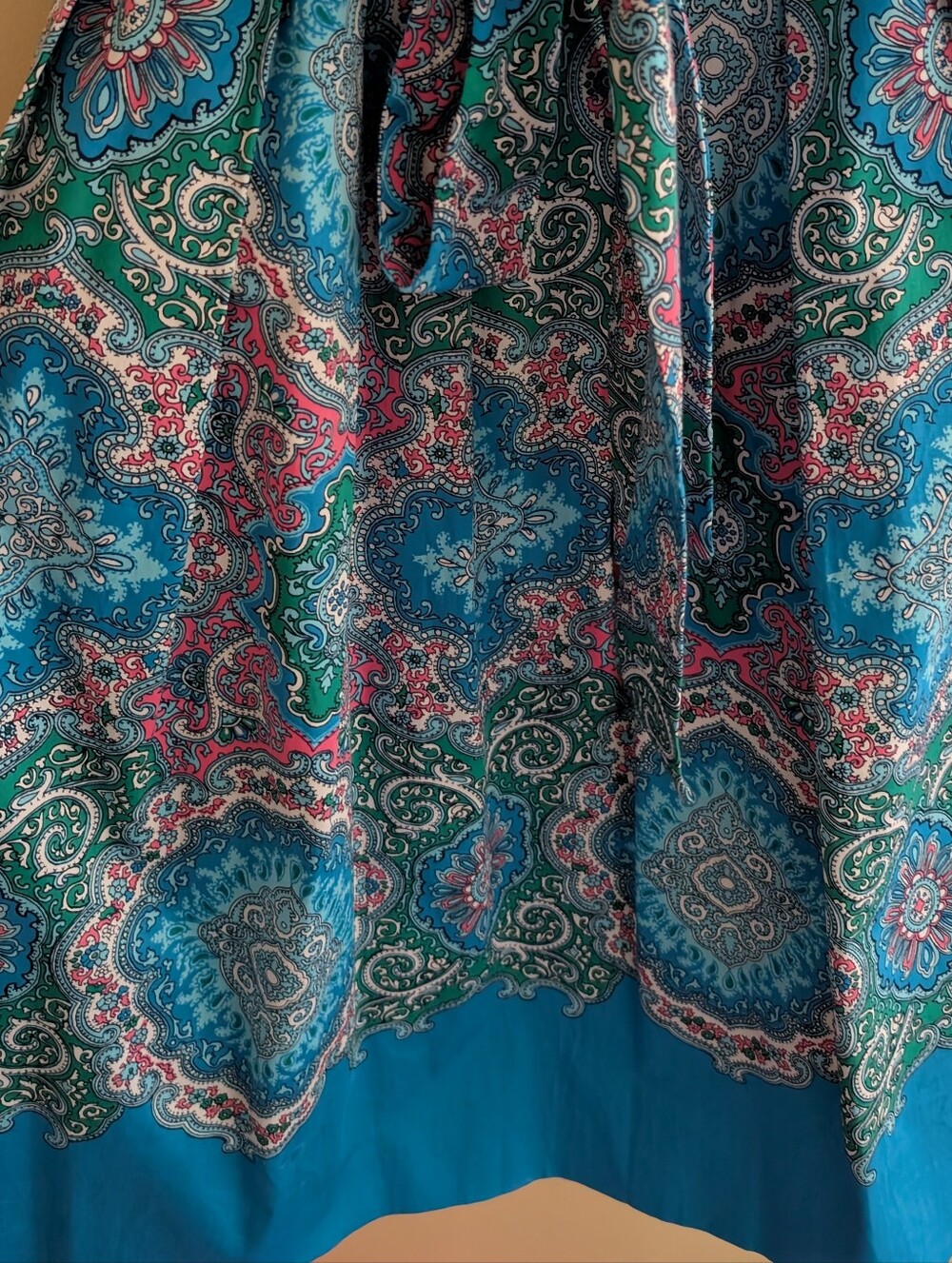 Talbot's Sleeveless Printed Fit & Flare Dress - Picture 4 of 10